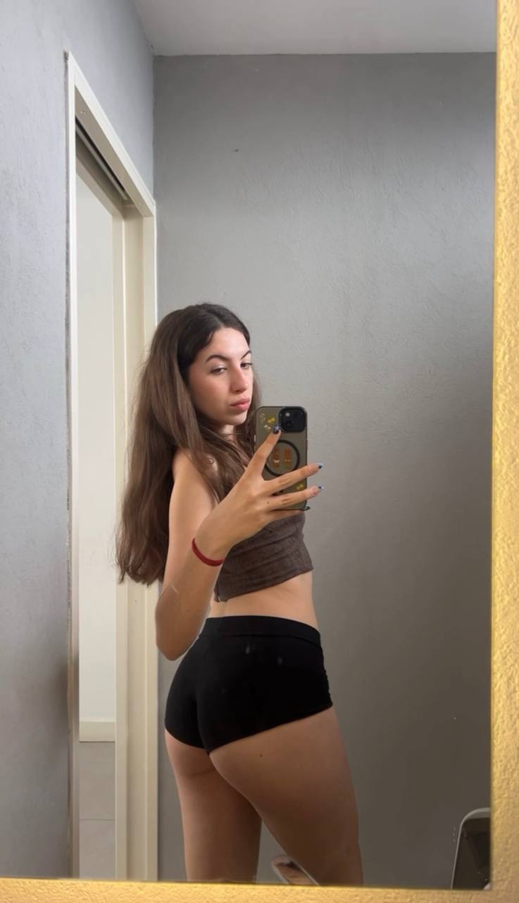 Amber in her underwear in Palembang